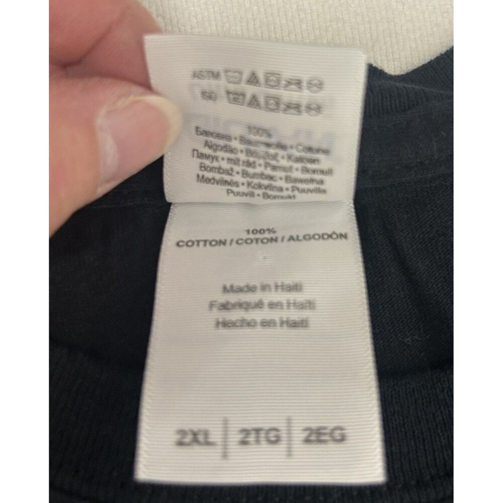 Gildan Men's Ultra Cotton United We Stand Cherokee T-Shirt 2XL Black - Picture 7 of 10
